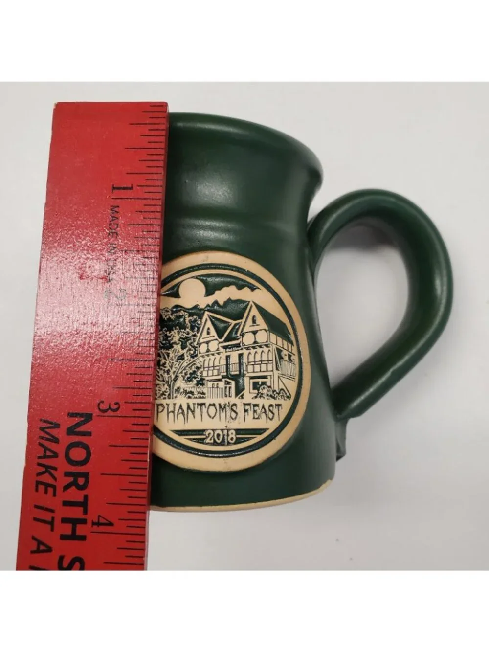 Grey Fox Pottery Minnesota Renaissance Festival Phantom's Feast 2018 Mug Handle